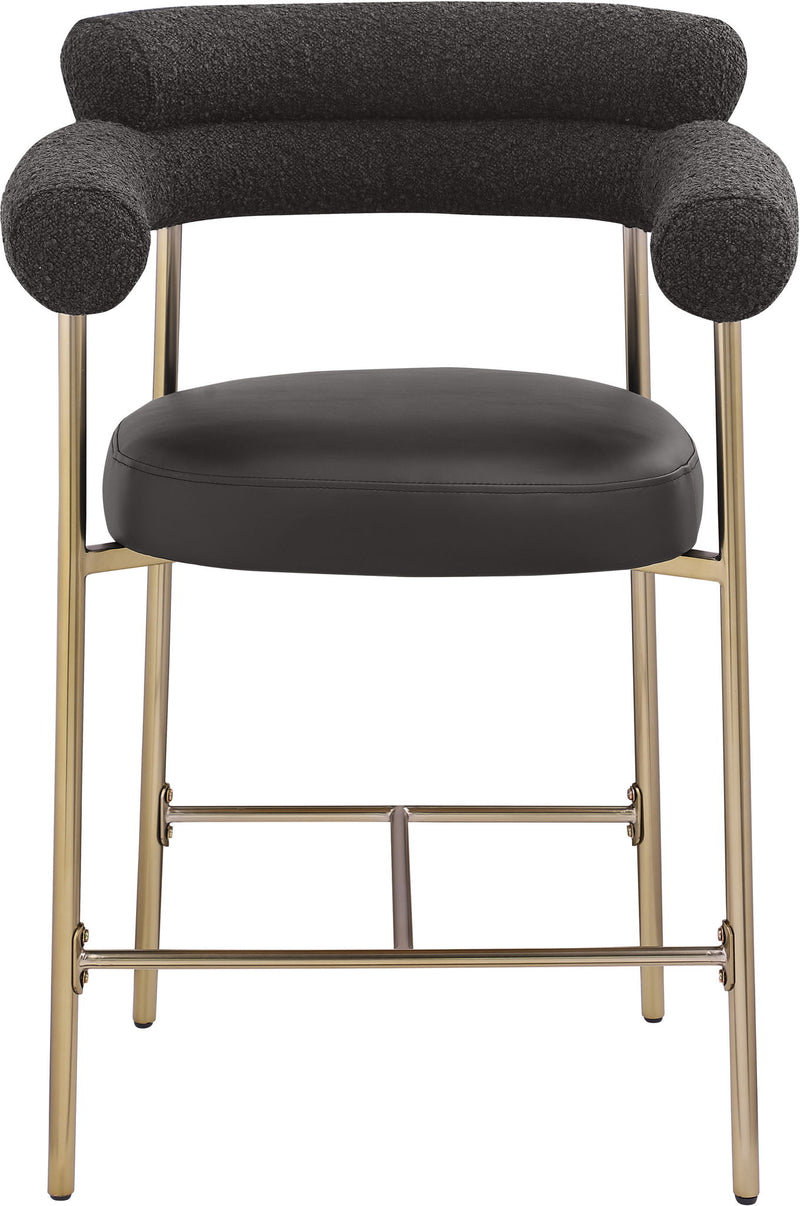 Blake - Counter Stool With Bronze Legs (Set of 2)