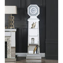 Noralie - 63" Grandfather Clock - Mirrored & Faux Diamonds