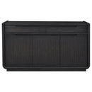 Leandro - 2-Drawer Dining Sideboard Server - Burnished Black