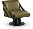 Millwin - Swivel Accent Chair With Black Base