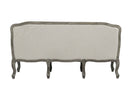 Tania - Sofa With 3 Pillows - Cream Linen & Gray