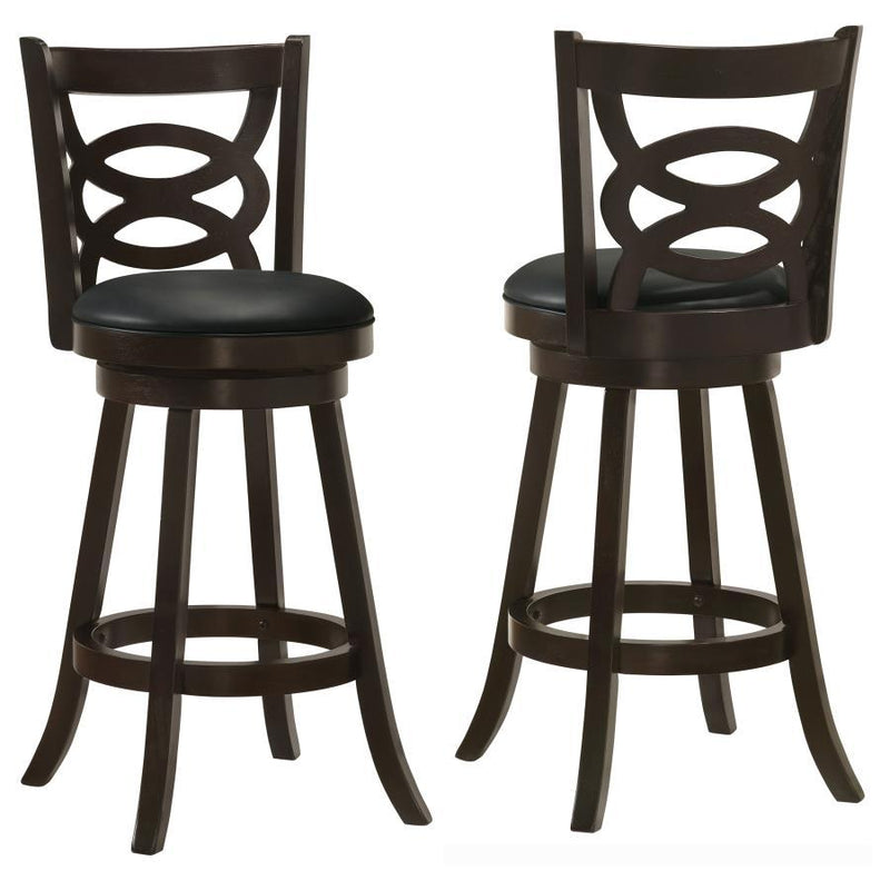 Calecita - Wood Swivel Counter Stool (Set of 2)