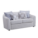 Mahler II - Loveseat With 4 Pillows - Beige Linen