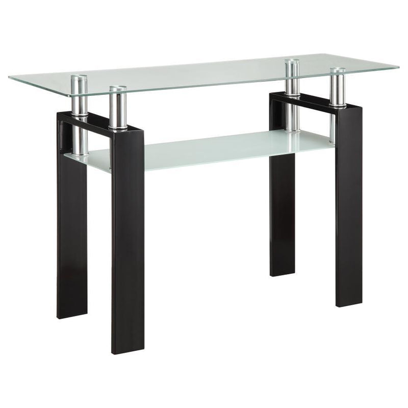 Dyer - 1-Shelf Rectangular Glass Top Table