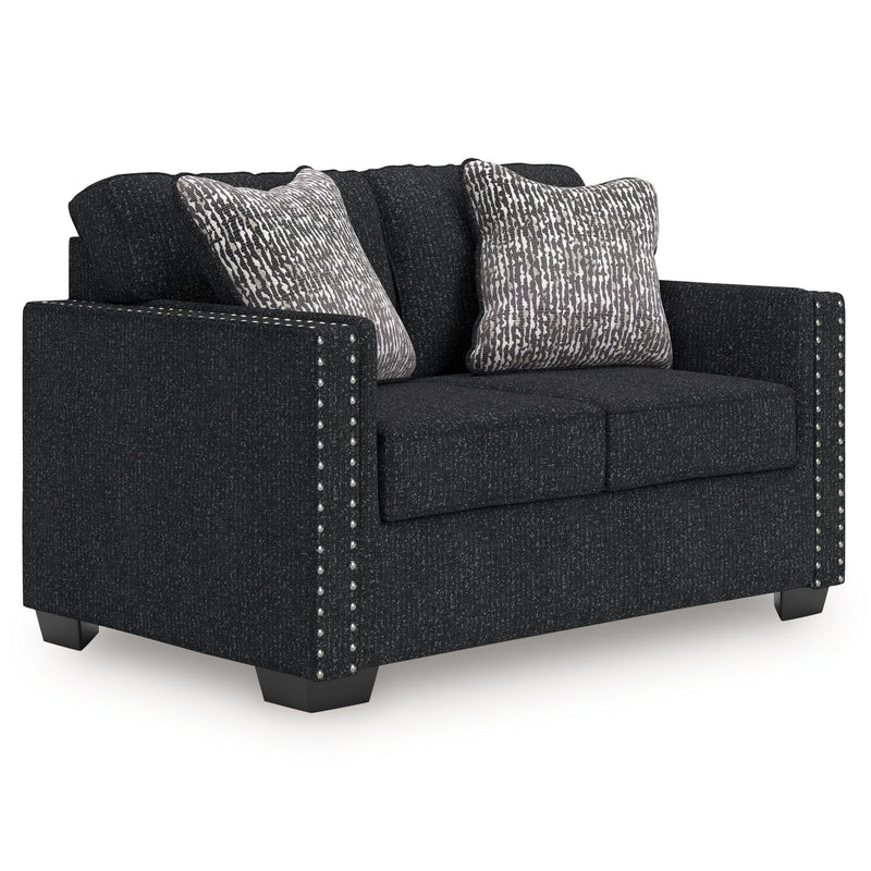 Jasmine Peaks - Loveseat - Coal