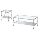 Saide - Glass Top Coffee And End Table Set
