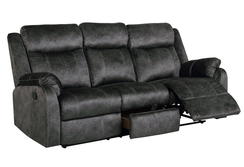 U7303 - Recliner Sofa - Domino Granite