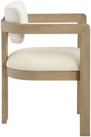 Ravina - Upholstered Dining Chair With Stained Natural Base (Set of 2)