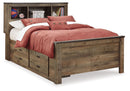 Trinell - Bookcase Storage Bed
