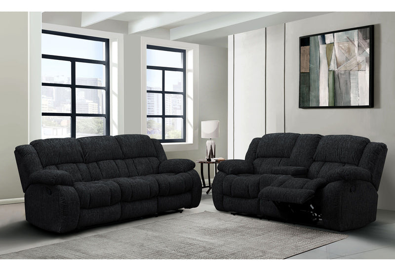 U250 - Reclining Sofa - Ebony