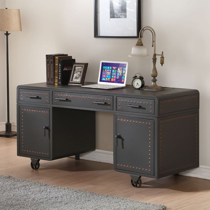 Actaki - Executive Writing Desk - Sandy Gray