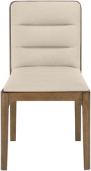 Ellis - Vegan Leather Upholstered Dining Chair (Set of 2) - Brown Base
