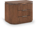 Astrid - Solid Wood And Oak Veneer Nightstand