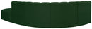 Arc - Boucle Fabric 5 Piece Corner Modular Sofa