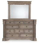 Blairhurst - Dresser And Mirror - Light Grayish Brown