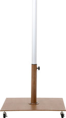 Amalfi - Aluminum Patio Umbrella - Light Brown Base / White Pole