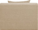 Stellar - Chenille Fabric Upholstered Modular Armless Chair