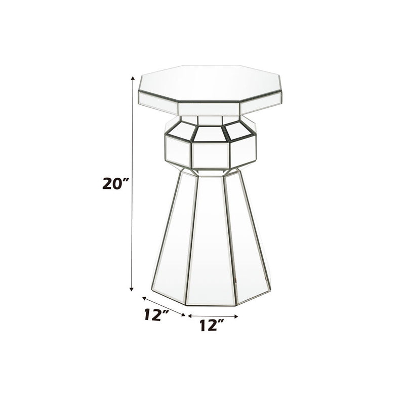 Dominic - Pedestal Stand - Mirrored