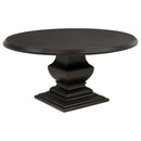 Twyla - 60" Round Wood Dining Room Table - Dark Cocoa