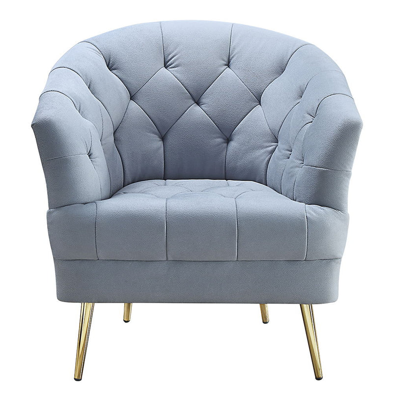 Bayram - Chair - Light Gray Velvet