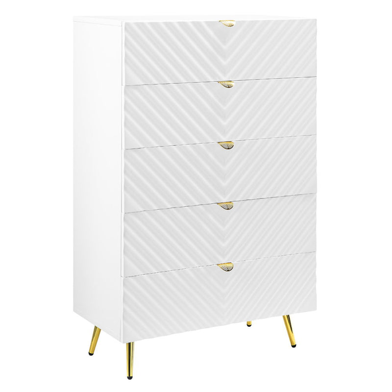 Gaines - Chest - White High Gloss