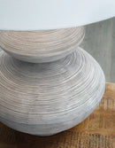 Brickdon - Poly Table Lamp - Distressed White