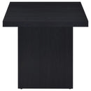 Devar - Square Engineered Laminate End Side Table - Black