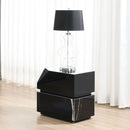 Drisana - End Table - Black Mirrored