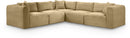 Shaggy - 5 Piece Modular Corner Sectional