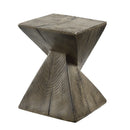 Zahi - Accent Table - Weathered Oak