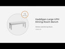Haddigan - Upholstered Bench