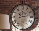 Augustina - Wall Clock - Antique Black