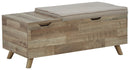 Gerdanet - Storage Bench - Beige