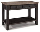 Tyler Creek - Sofa Table - Grayish Brown / Black