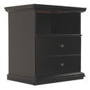 Maribel - One Drawer Night Stand - Black
