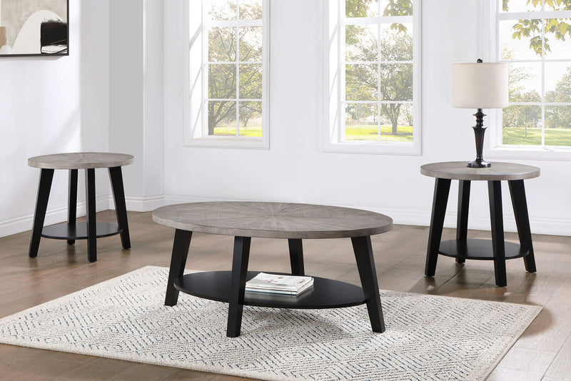 Mathis - 3 Piece Cocktail Set - Black / Gray