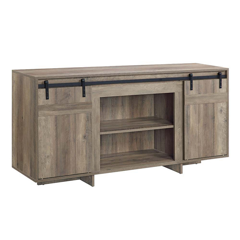 Bellarosa - TV Stand - Gray Washed - Wood