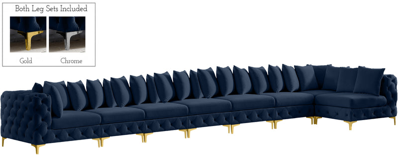 Tremblay - Modular Sectional 8 Piece - Navy - Modern & Contemporary