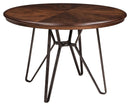 Centiar - Round Dining Room Table - Brown