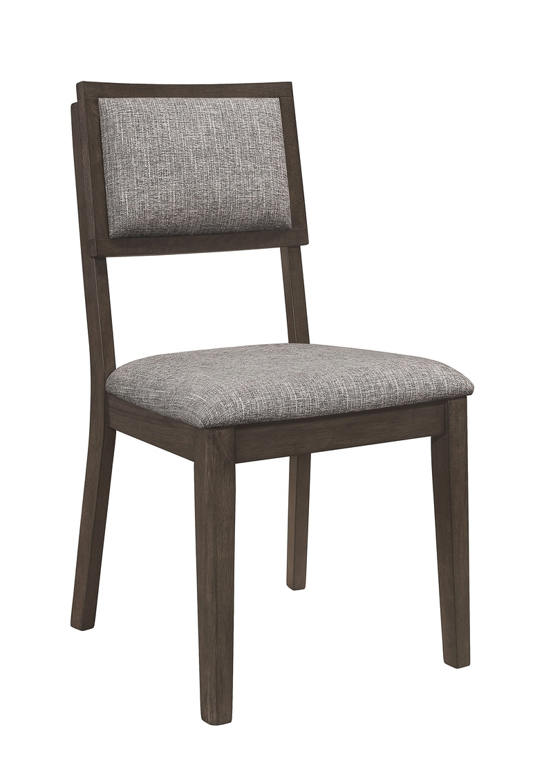 Ember - Side Chair (Set of 2) - Gray & Walnut