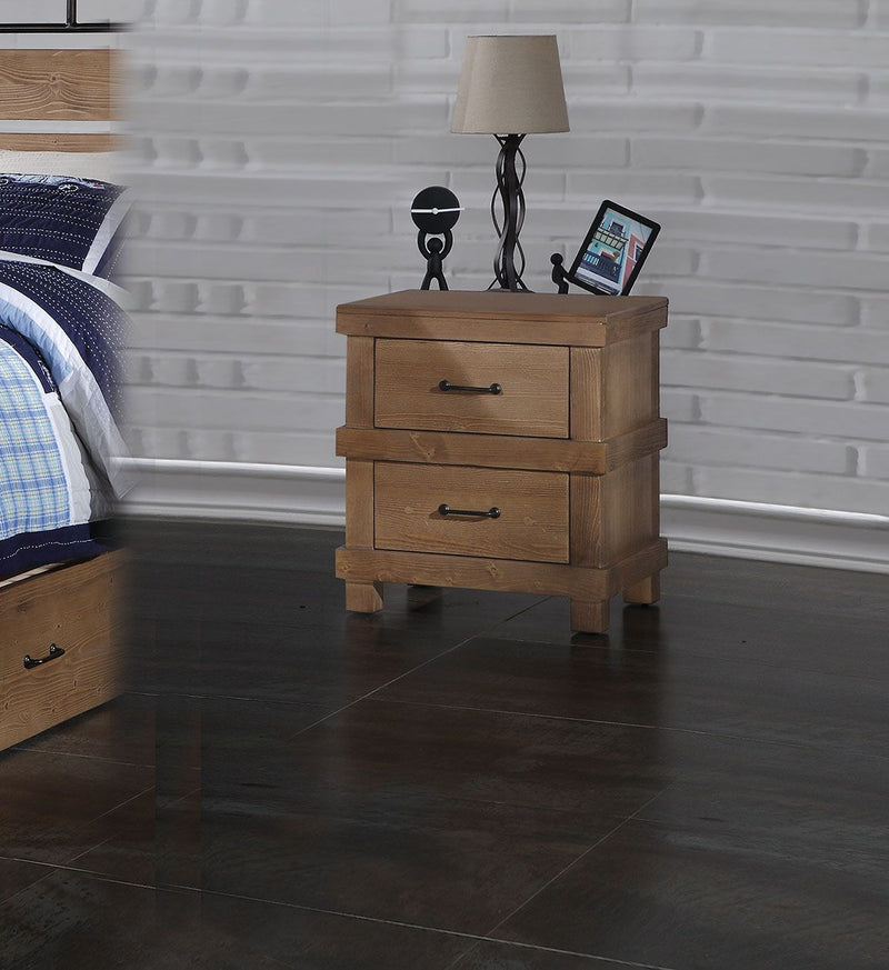 Adams - Nightstand - Antique Oak