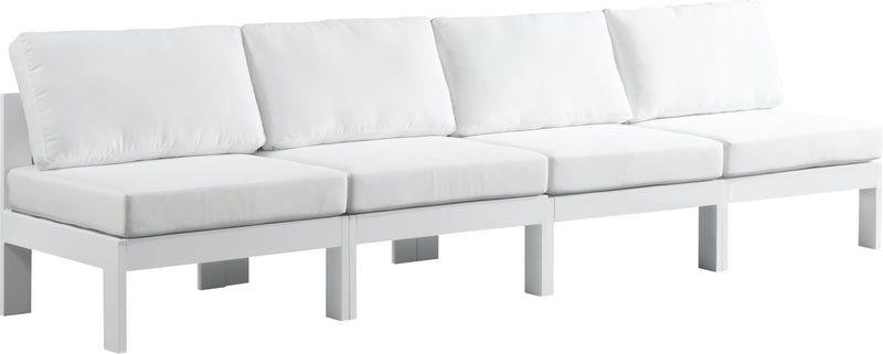 Nizuc - Outdoor Patio Modular Sofa 4 Seats - White