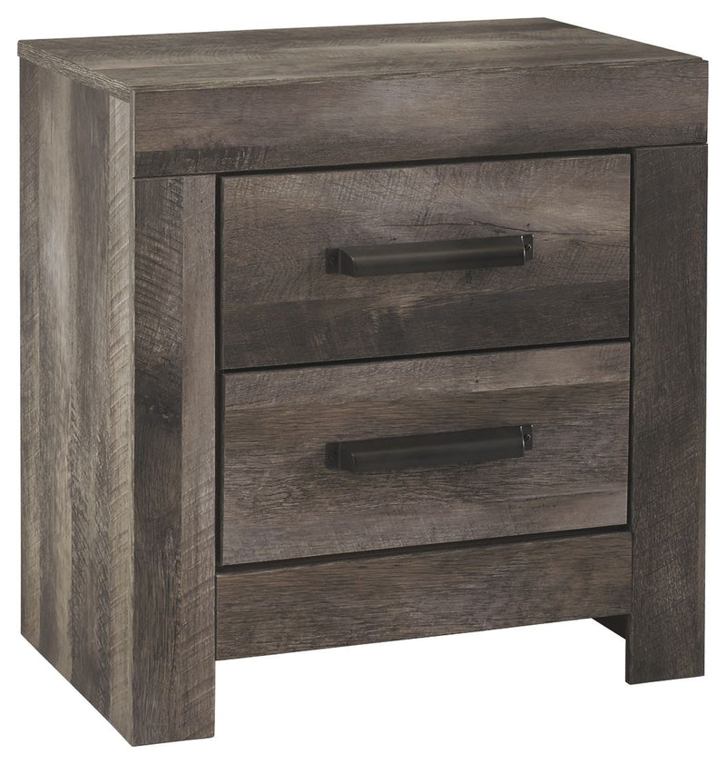 Wynnlow - Gray - Two Drawer Night Stand