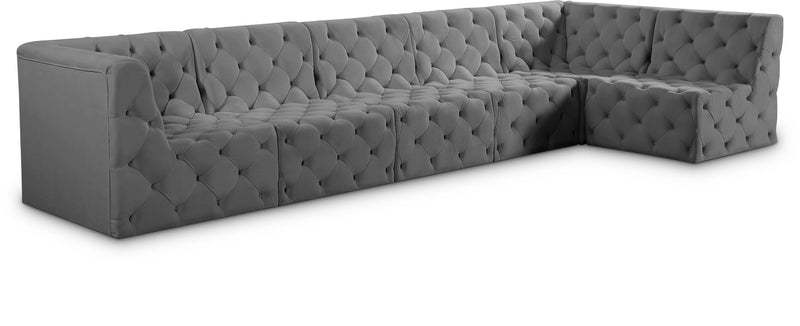 Tuft - Modular Sectional 6 Piece - Gray