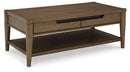 Roanhowe - Rectangular Cocktail Table - Brown