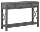 Freedan - Console Sofa Table - Grayish Brown