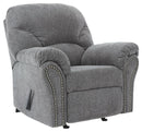 Allmaxx - Rocker Recliner - Pewter