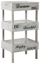 Yulton - Storage Shelf - Antique White