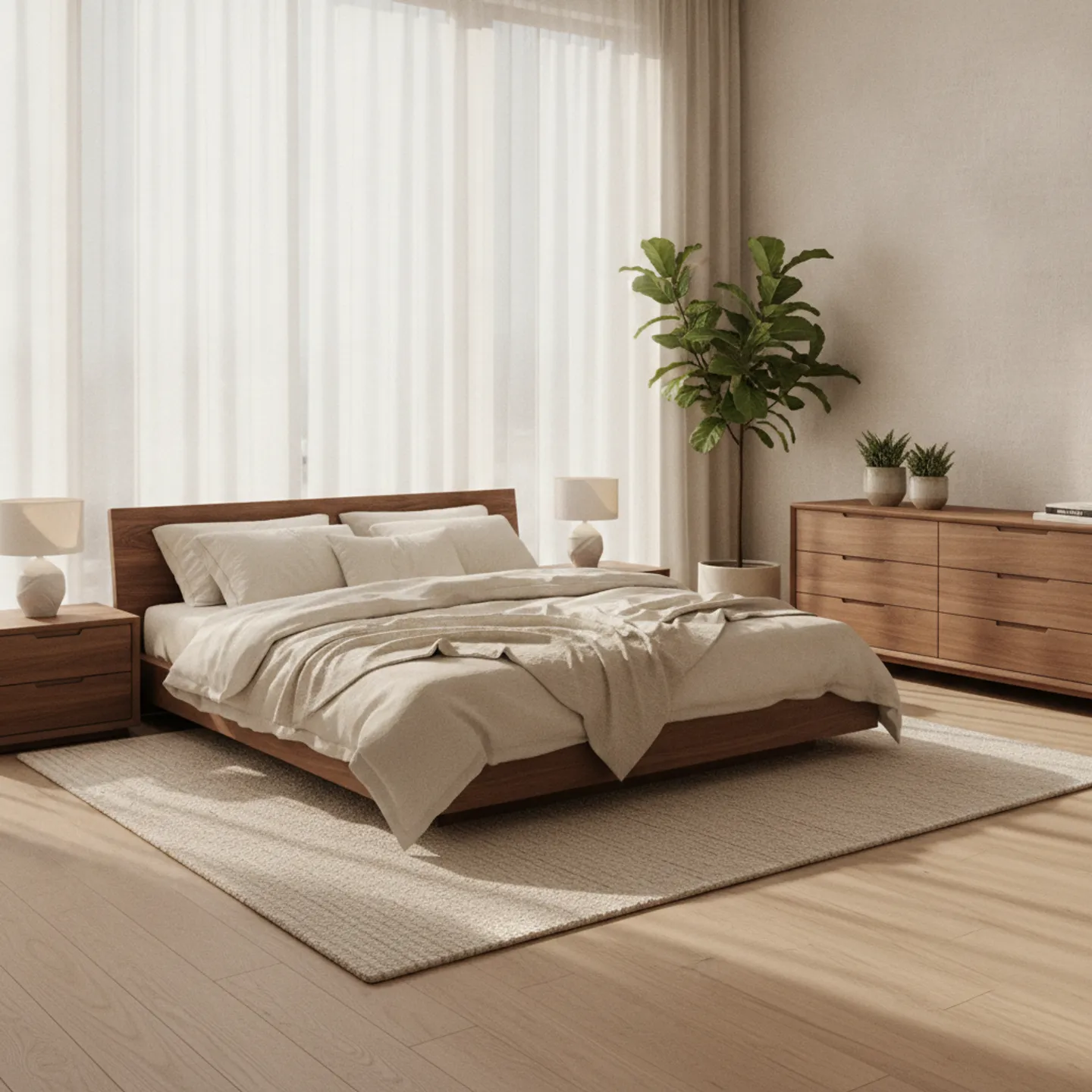 Ambiente montado pela Sweet Home: Quarto