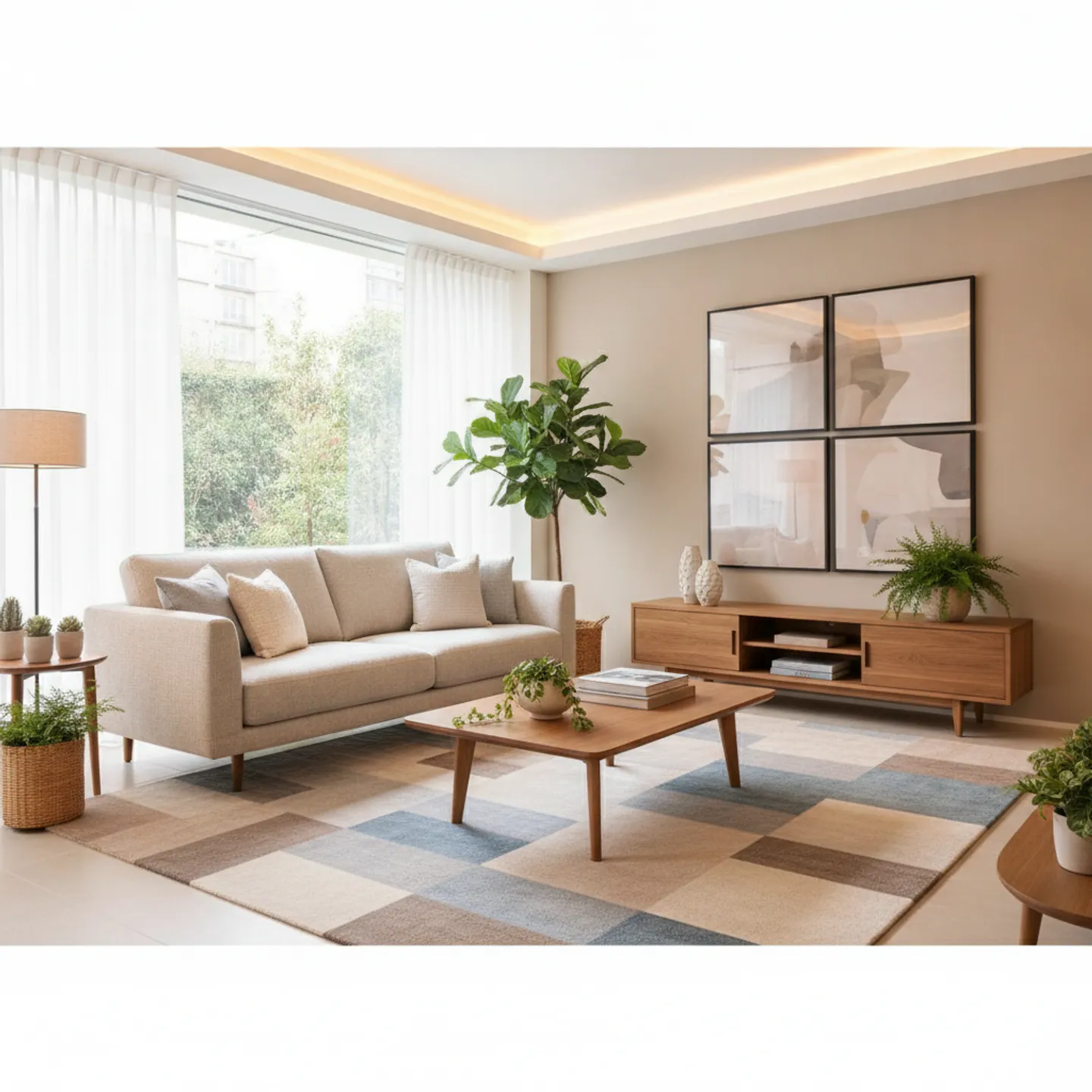 Ambiente montado pela Sweet Home: Sala de Estar